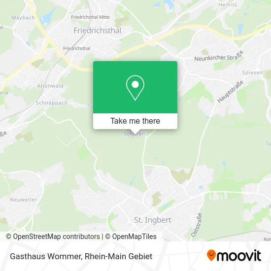 Карта Gasthaus Wommer