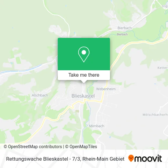 Карта Rettungswache Blieskastel - 7 / 3