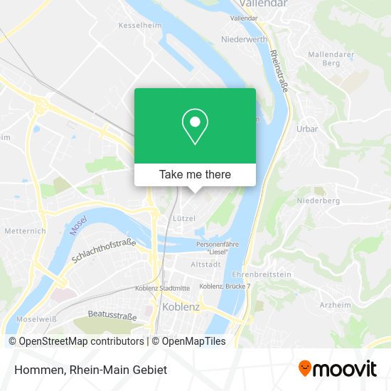 Карта Hommen