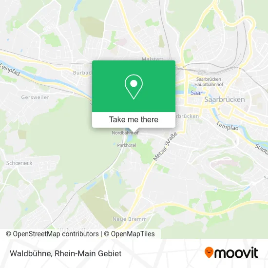 Карта Waldbühne