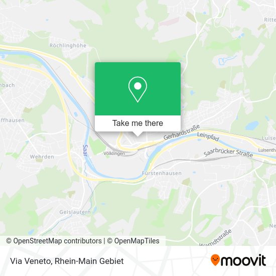 Карта Via Veneto