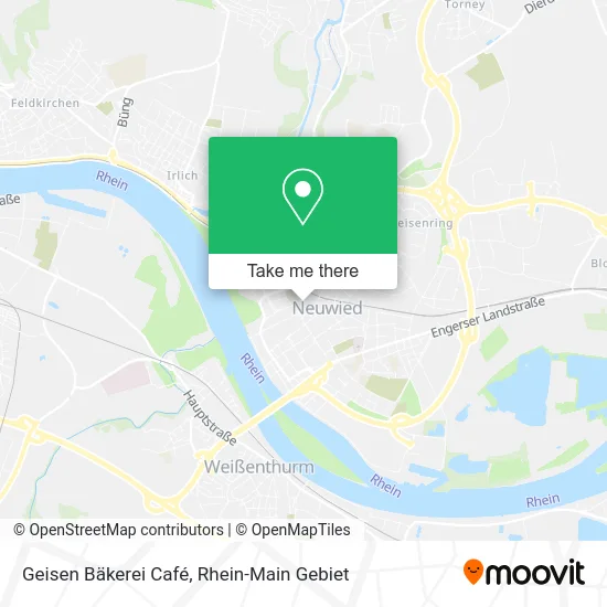 Карта Geisen Bäkerei Café