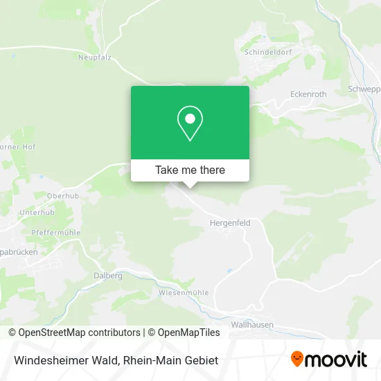 Карта Windesheimer Wald