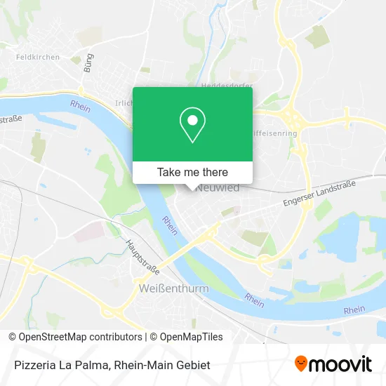 Карта Pizzeria La Palma