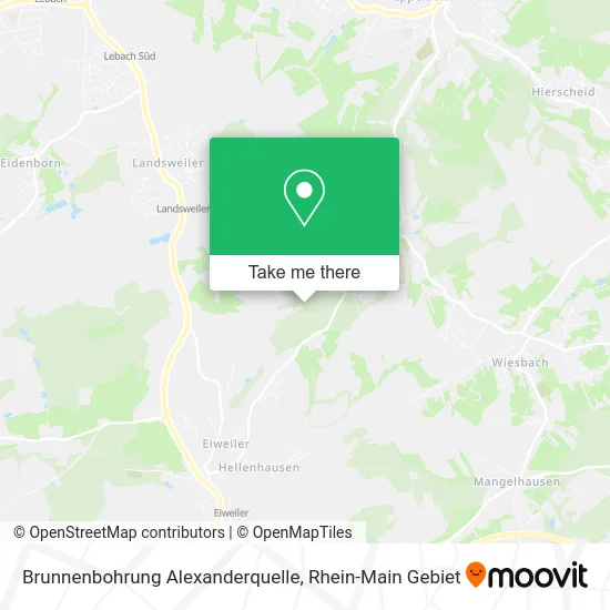 Карта Brunnenbohrung Alexanderquelle