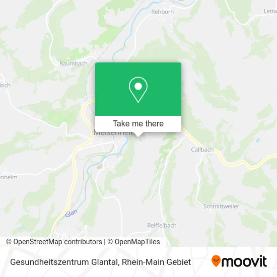 Карта Gesundheitszentrum Glantal