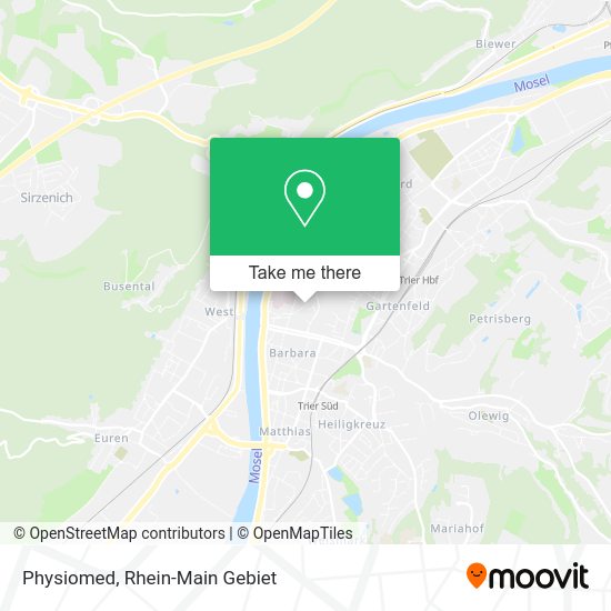Карта Physiomed