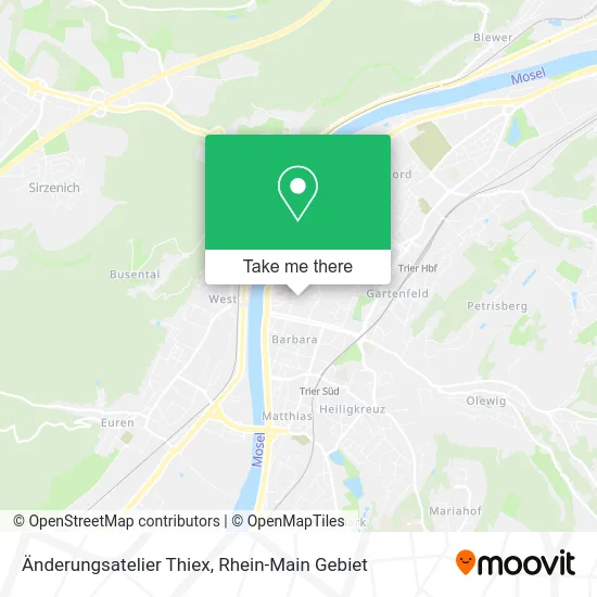 Карта Änderungsatelier Thiex
