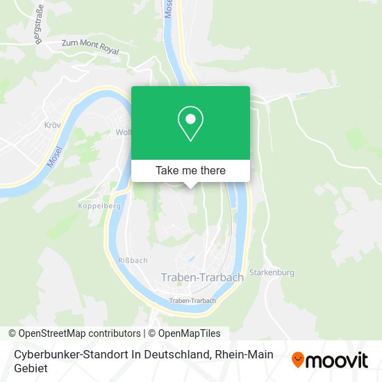 Карта Cyberbunker-Standort In Deutschland