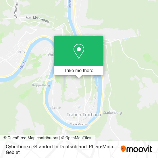 Карта Cyberbunker-Standort In Deutschland