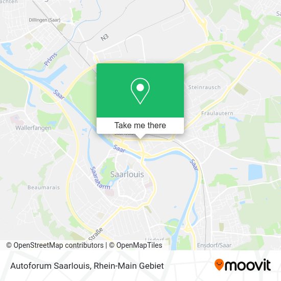Autoforum Saarlouis map