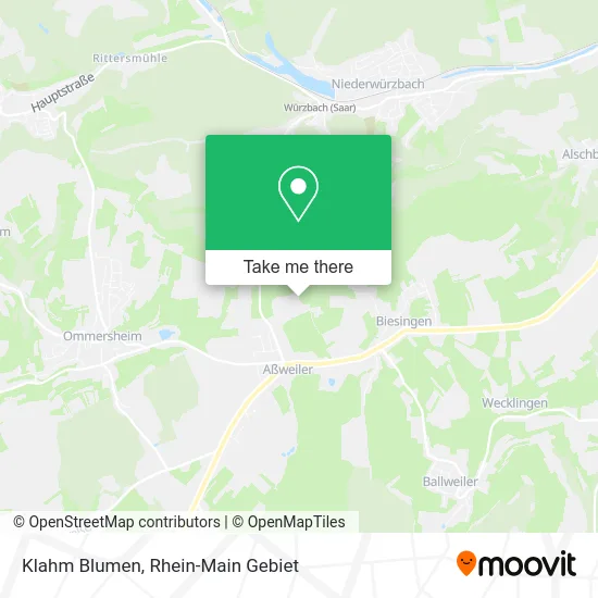 Карта Klahm Blumen