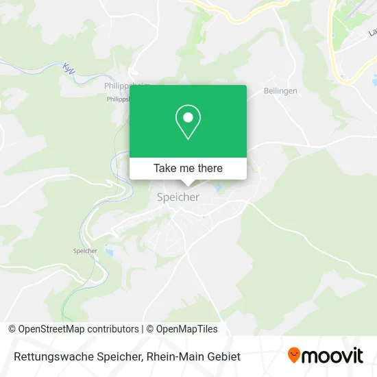 Карта Rettungswache Speicher