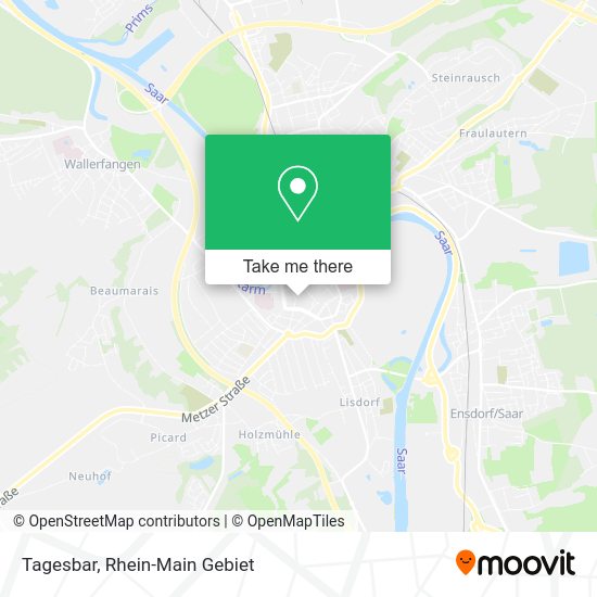 Карта Tagesbar
