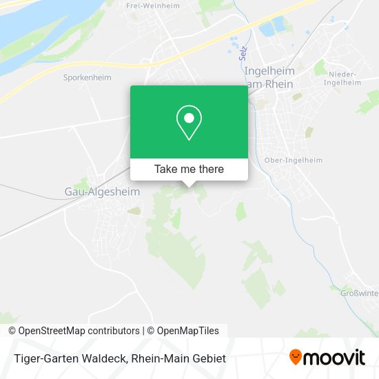 Карта Tiger-Garten Waldeck