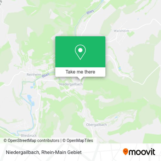 Карта Niedergailbach