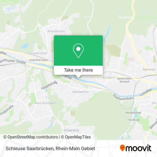 Карта Schleuse Saarbrücken