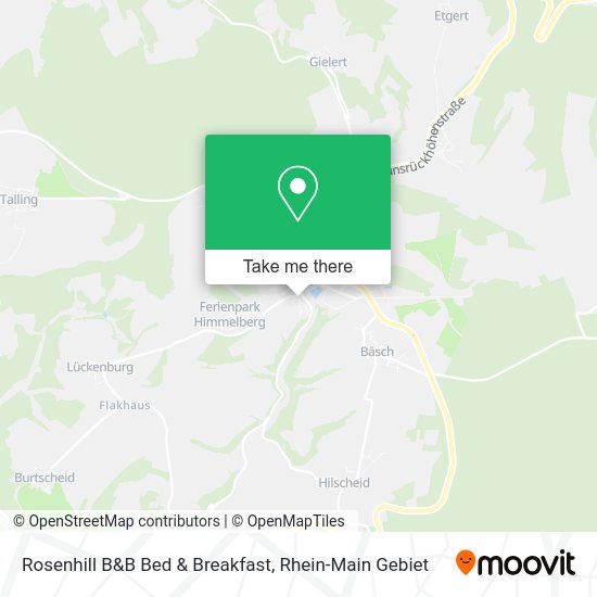 Карта Rosenhill B&B Bed & Breakfast