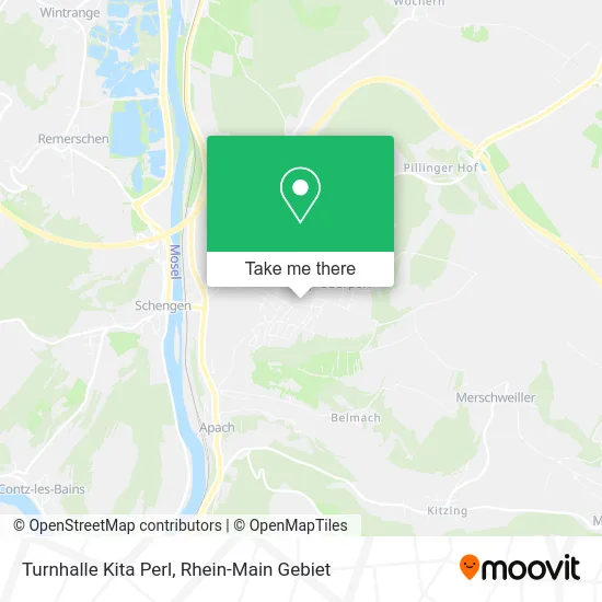 Карта Turnhalle Kita Perl