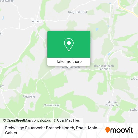 Карта Freiwillige Feuerwehr Brenschelbach