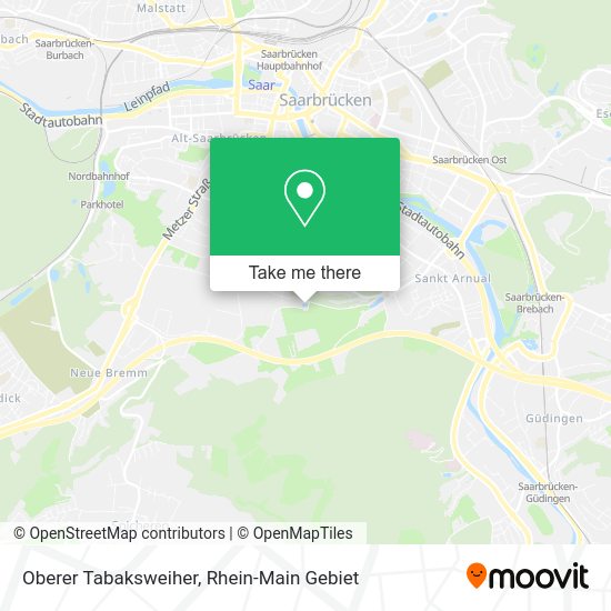 Карта Oberer Tabaksweiher