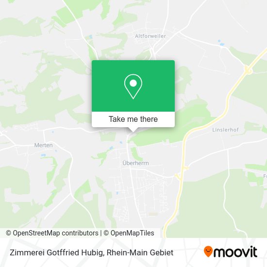 Карта Zimmerei Gotffried Hubig