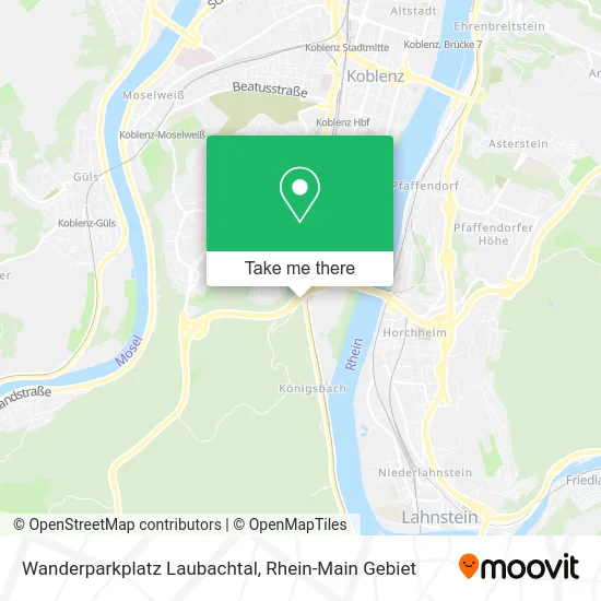 Карта Wanderparkplatz Laubachtal