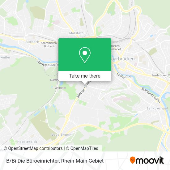 Карта B/Bi Die Büroeinrichter