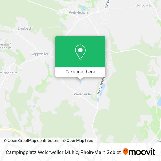 Карта Campingplatz Weierweiler Mühle