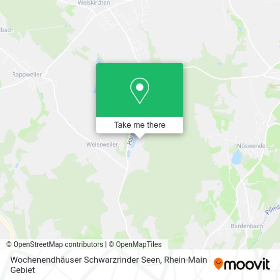 Карта Wochenendhäuser Schwarzrinder Seen