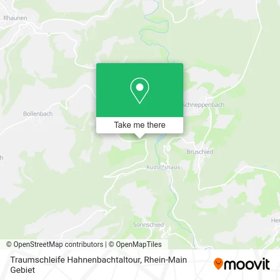 Карта Traumschleife Hahnenbachtaltour