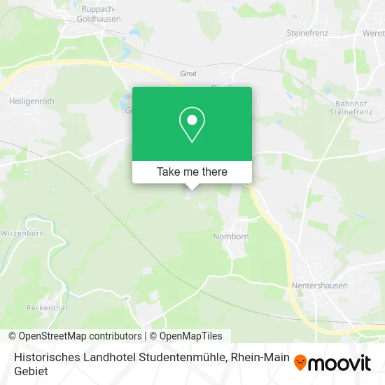 Карта Historisches Landhotel Studentenmühle