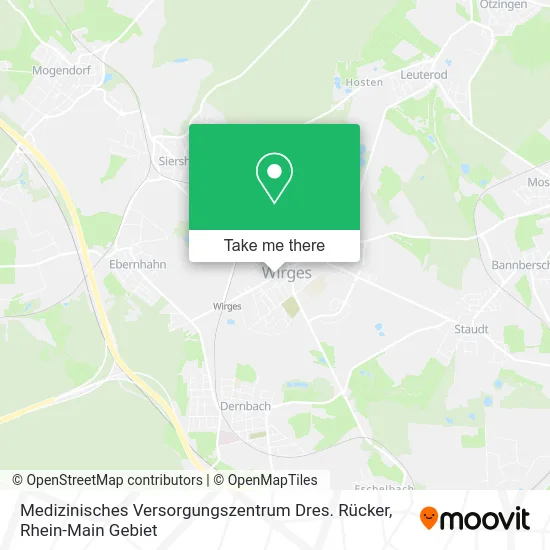 Карта Medizinisches Versorgungszentrum Dres. Rücker