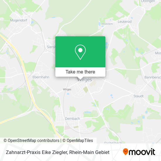 Карта Zahnarzt-Praxis Eike Ziegler