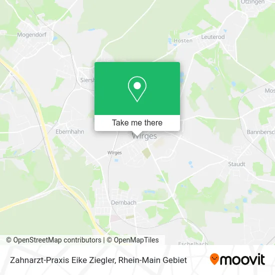 Карта Zahnarzt-Praxis Eike Ziegler