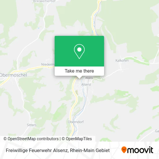 Карта Freiwillige Feuerwehr Alsenz