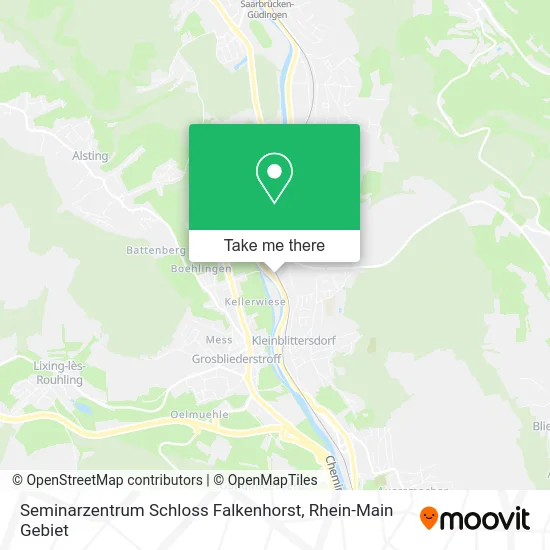 Карта Seminarzentrum Schloss Falkenhorst