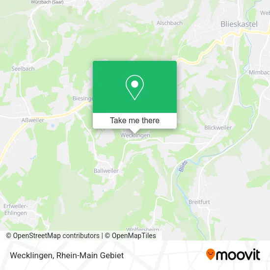 Карта Wecklingen