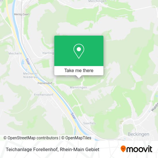 Карта Teichanlage Forellenhof