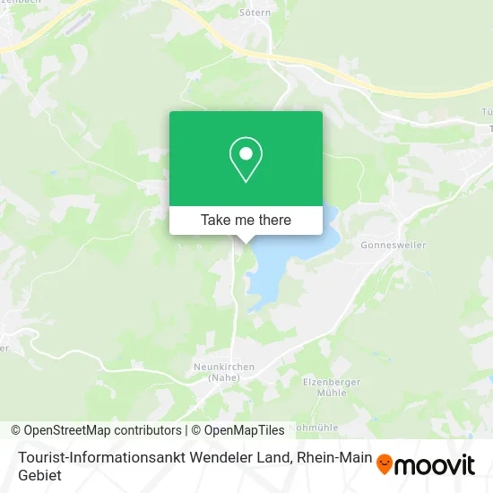 Карта Tourist-Informationsankt Wendeler Land