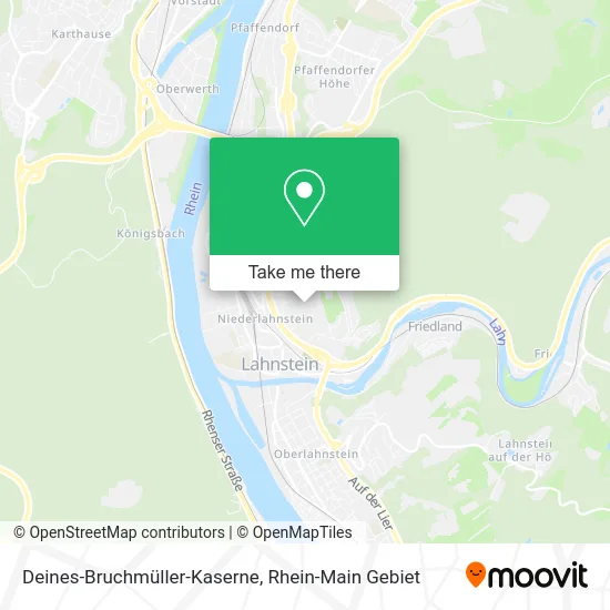 Карта Deines-Bruchmüller-Kaserne