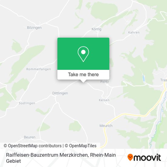 Карта Raiffeisen-Bauzentrum Merzkirchen