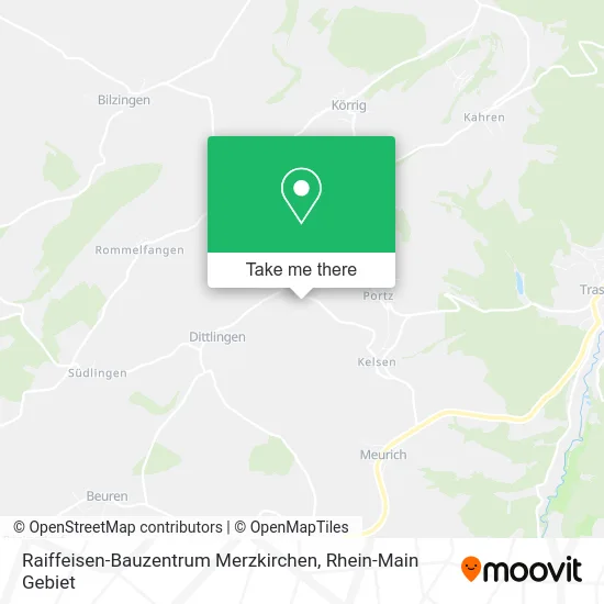 Карта Raiffeisen-Bauzentrum Merzkirchen