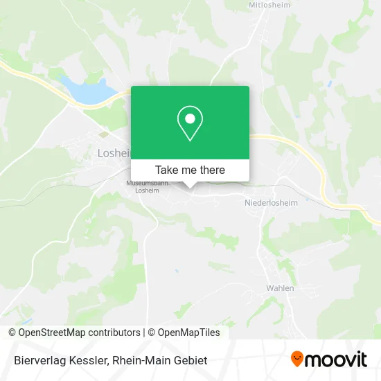 Карта Bierverlag Kessler