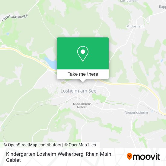 Карта Kindergarten Losheim Weiherberg