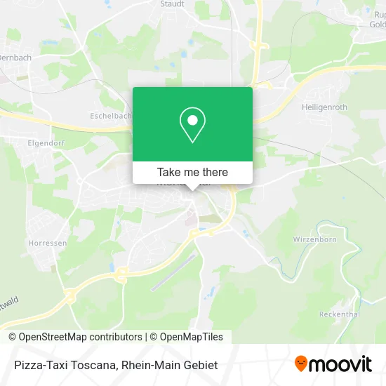 Карта Pizza-Taxi Toscana