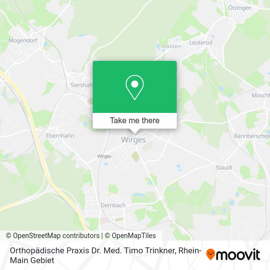 Карта Orthopädische Praxis Dr. Med. Timo Trinkner