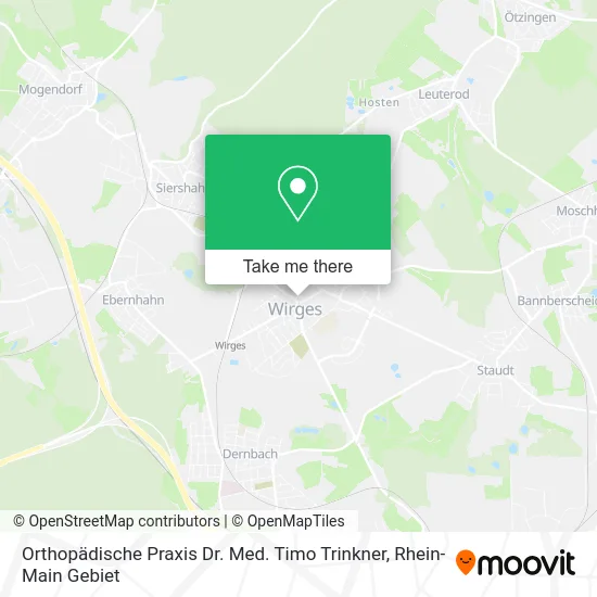 Карта Orthopädische Praxis Dr. Med. Timo Trinkner