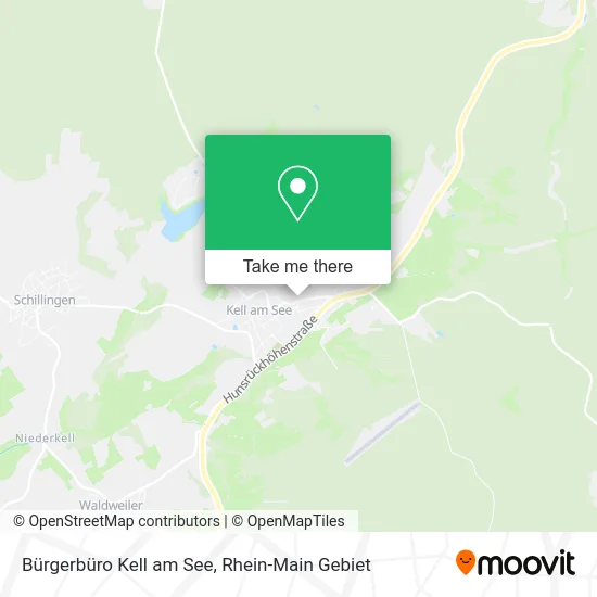 Карта Bürgerbüro Kell am See
