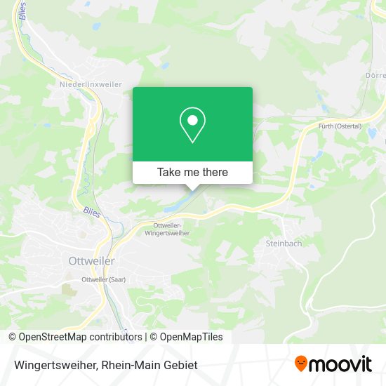 Карта Wingertsweiher